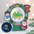 [ARTSAM] Kit de Decoração de Mesa com Suporte de Guirlanda de Natal DIY - Suprimentos de Arte e Artesanato Fáceis de Fazer para Criações Únicas 